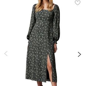 Ever New Venice Floral Print Long Sleeve Midi Dress